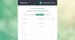 Desktop Screenshot of khaty.com